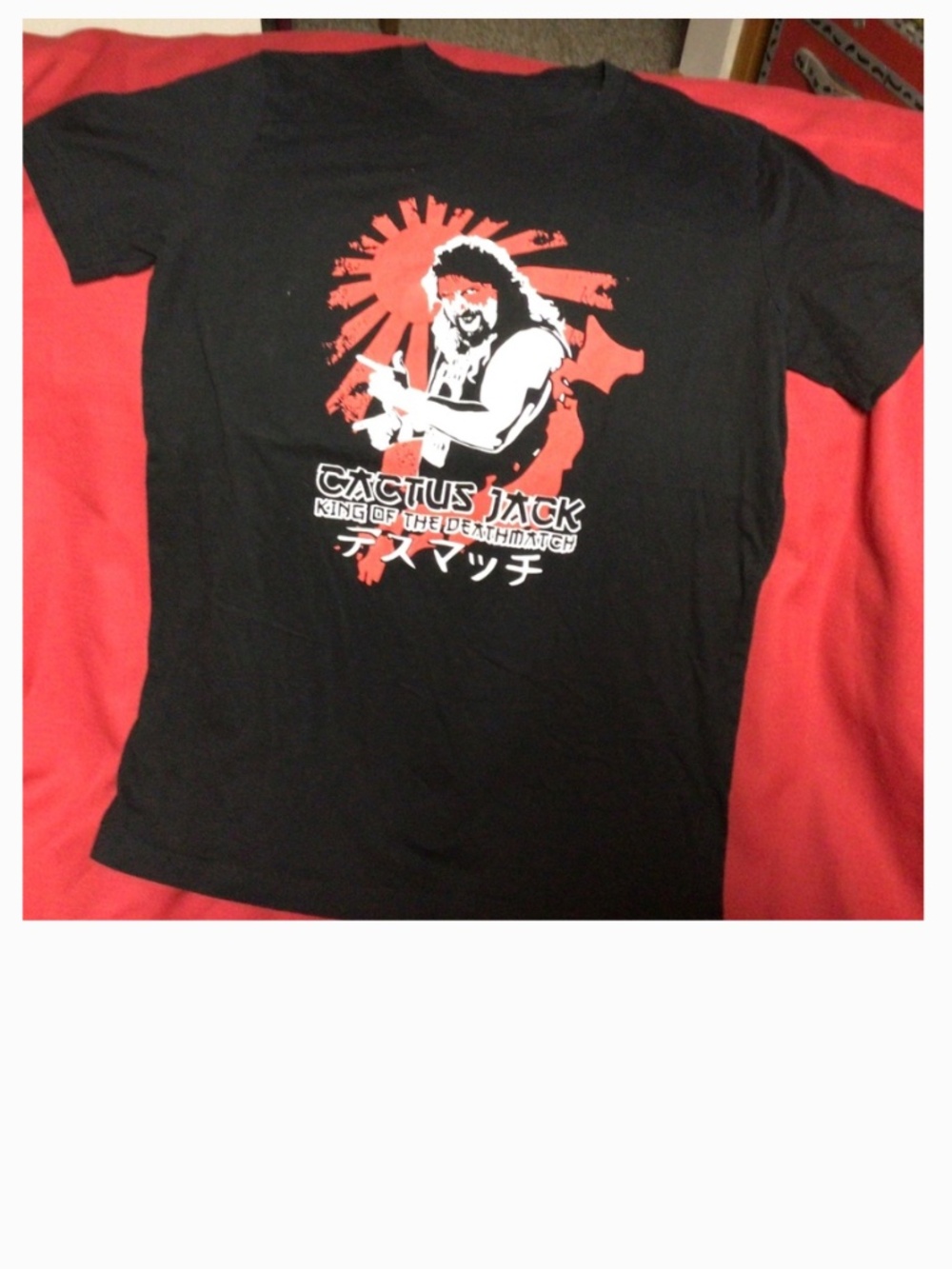 WWE Cactus Jack wrestling tshirt